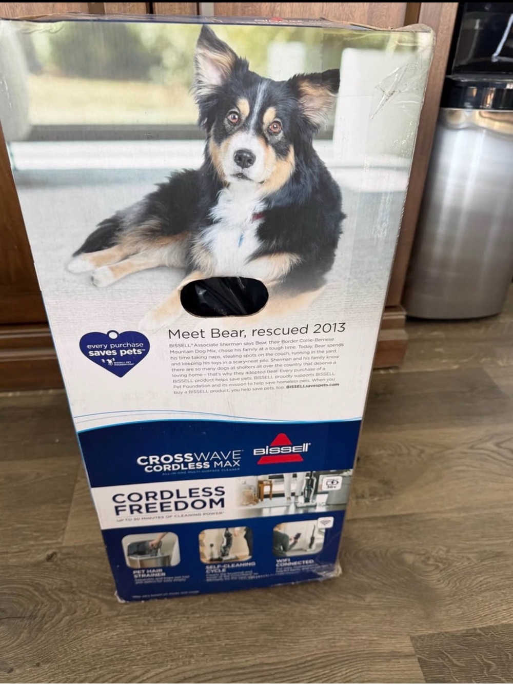 Bissell CrossWave Cordless Max - Blue and White Pet Floor Cleaner